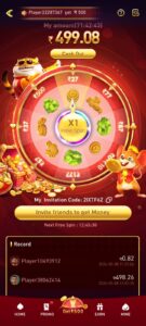 JW777 gold casino game logo with red luxury background and shining golden frame