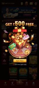 JW777 gold casino game logo with red luxury background and shining golden frame